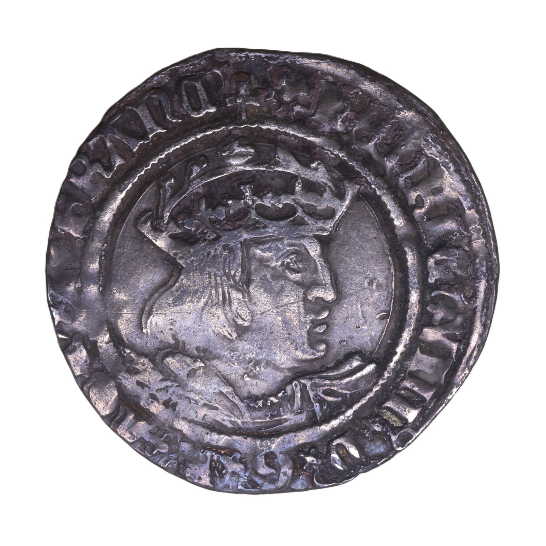 Henry VIII AD 1509-1547 Silver Groat 2nd issue