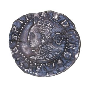 Elizabeth I AD 1558-1603 Silver Threefarthings 3rd/4th issue