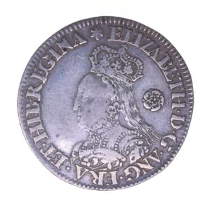 Elizabeth I AD 1558-1603 Silver Sixpence Milled Issue AD 1562