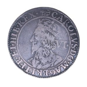 Charles I AD 1625-1649 Silver Sixpence 2nd Milled issue