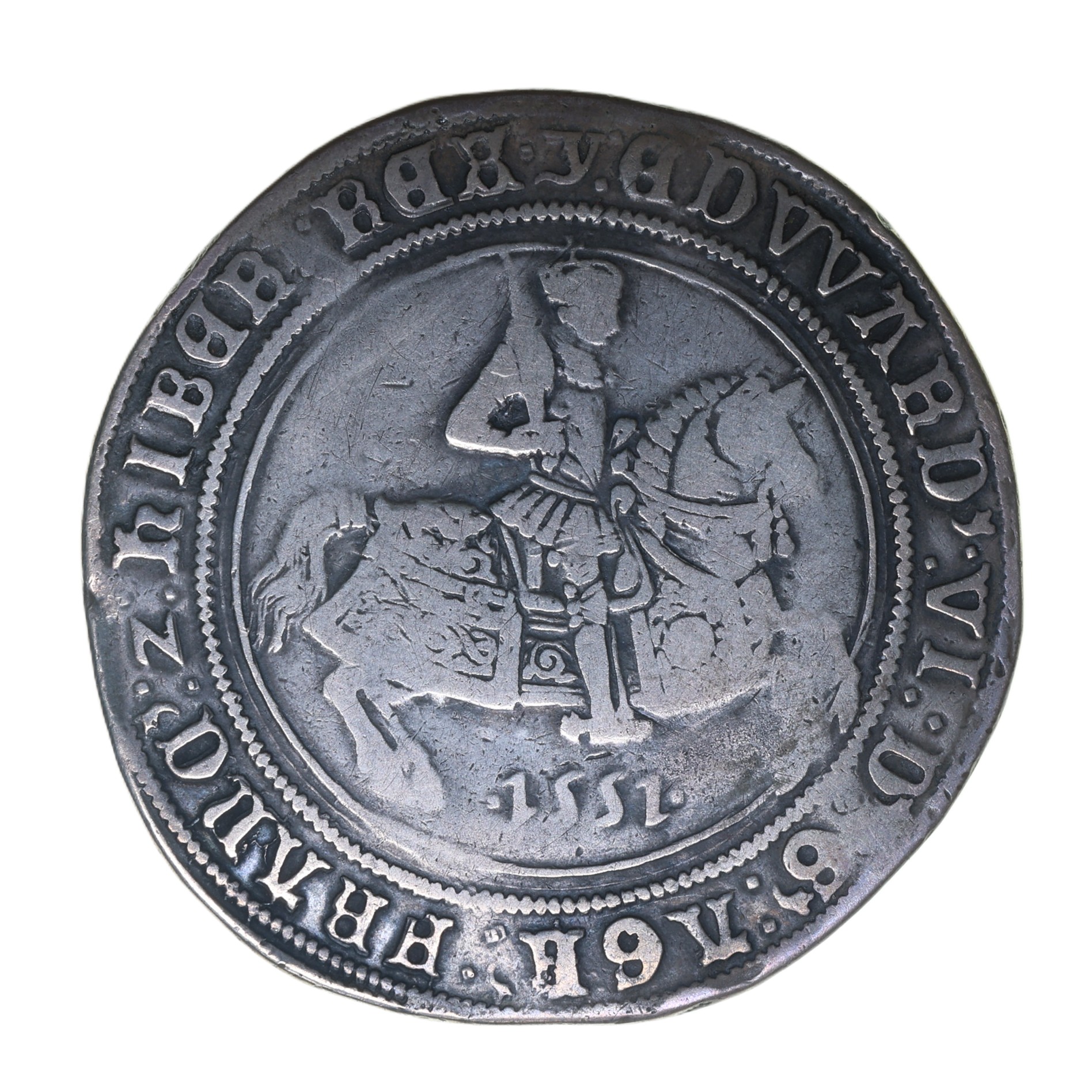 Edward VI AD 1547-1553 Silver Crown 3rd Issue