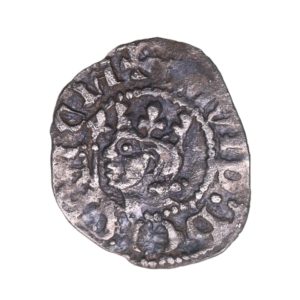 Scotland David II AD 1329-1371 Silver Farthing Edinburgh 1st Coinage AVID SCOTTOR *Extremely Rare*