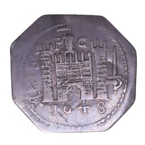 Charles I AD 1625-1649 Silver Shilling Siege piece AD 1648  Pontefract Castle