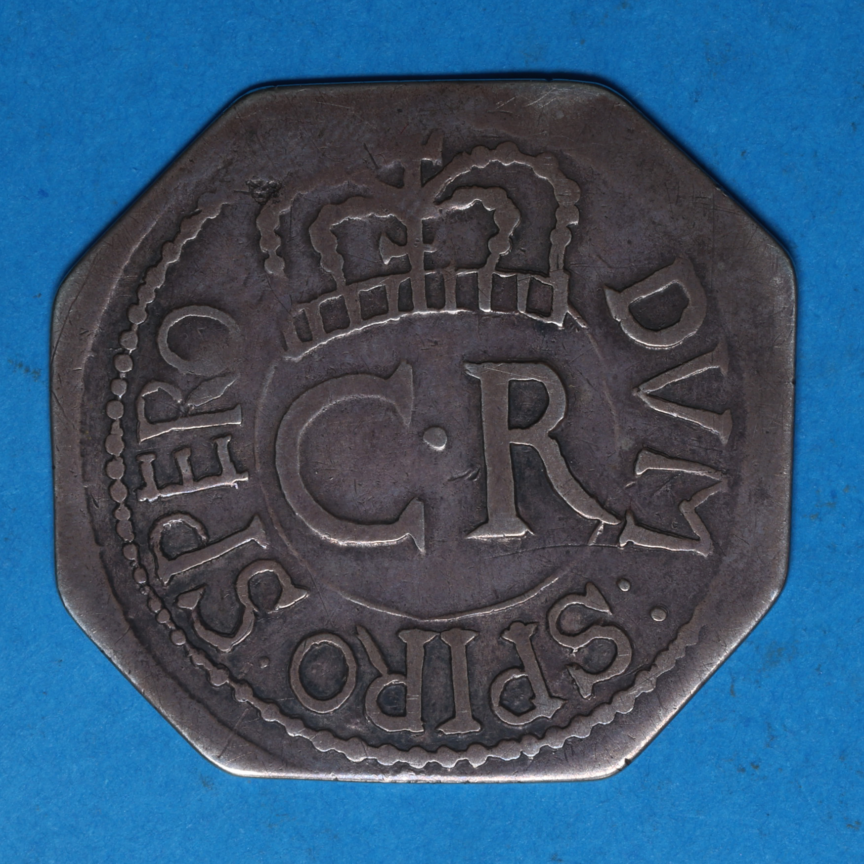 Charles I AD 1625-1649 Silver Shilling Siege piece AD 1648 Pontefract Castle - Image 4