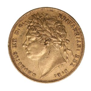 George IV AD 1820-1830 Gold Sovereign AD 1823 *RARE*