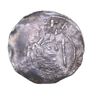 Stephen AD 1135-1154 Silver Penny Chester Cross Moline type