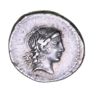 Roman Republic L. Marcius Censorinus 82 BC Silver Denarius