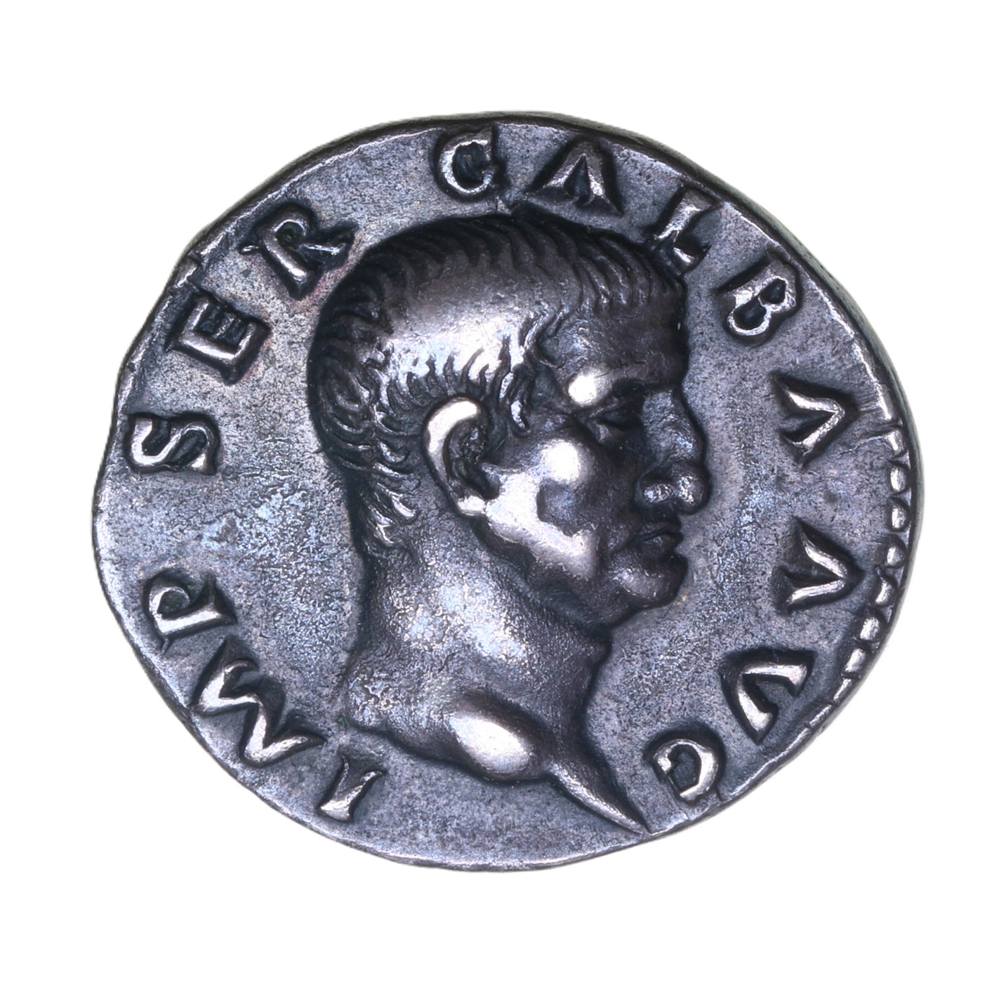 Galba AD 68-69 Silver Denarius Rome mint *Fantastic style*