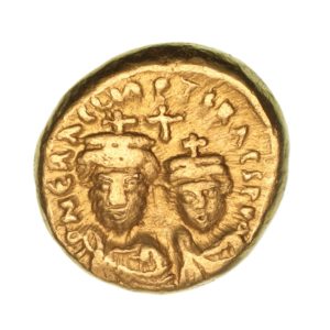 Byzantine Heraclius AD 610-641 Gold Solidus Carthage