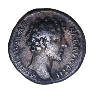 Marcus Aurelius 161-180 AD Silver Denarius Rome as Caesar
