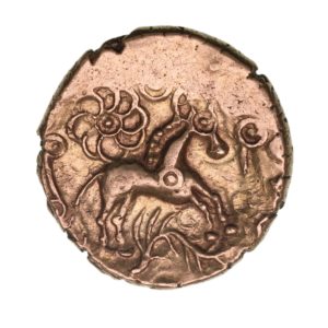 Catuvellauni Addedomaros 45-25 BC Gold Stater Addedomaros Floral type *Rare*