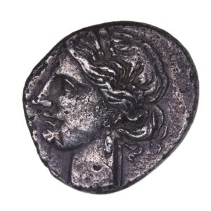 Carthage Zeugitana 220-210 BC Silver Quarter Shekel