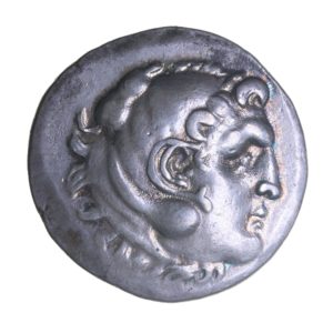 Aelois Kyme in name of Alexander III The Great 170-151 BC Silver Tetradrachm