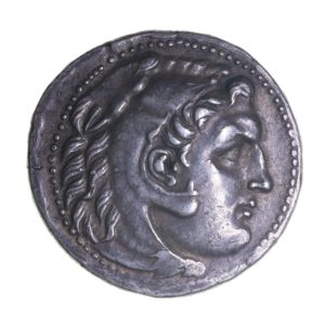 Ionia Smyrna Imitation Macedon Alexander III 220-200 BC Silver Tetradrachm