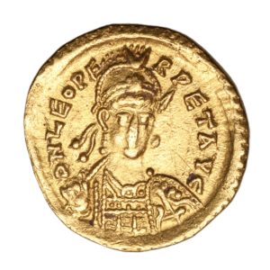 Leo I AD 457-474 Gold Solidus Constantinople