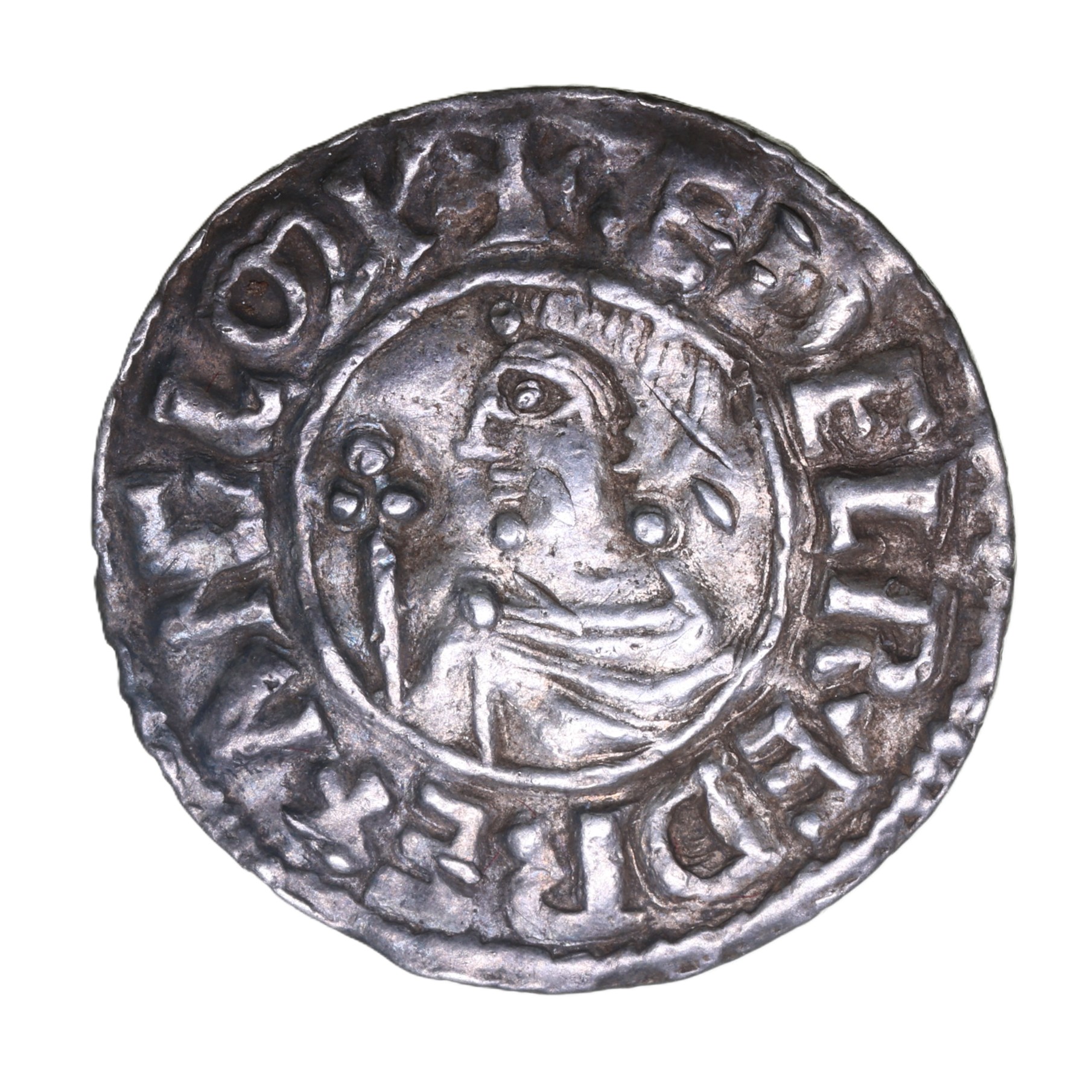 Aethelred II AD 978-1016 Silver Penny Crux type London