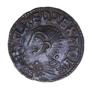 Aethelred II AD 978-1016 Silver Penny Long Cross type, Stamford