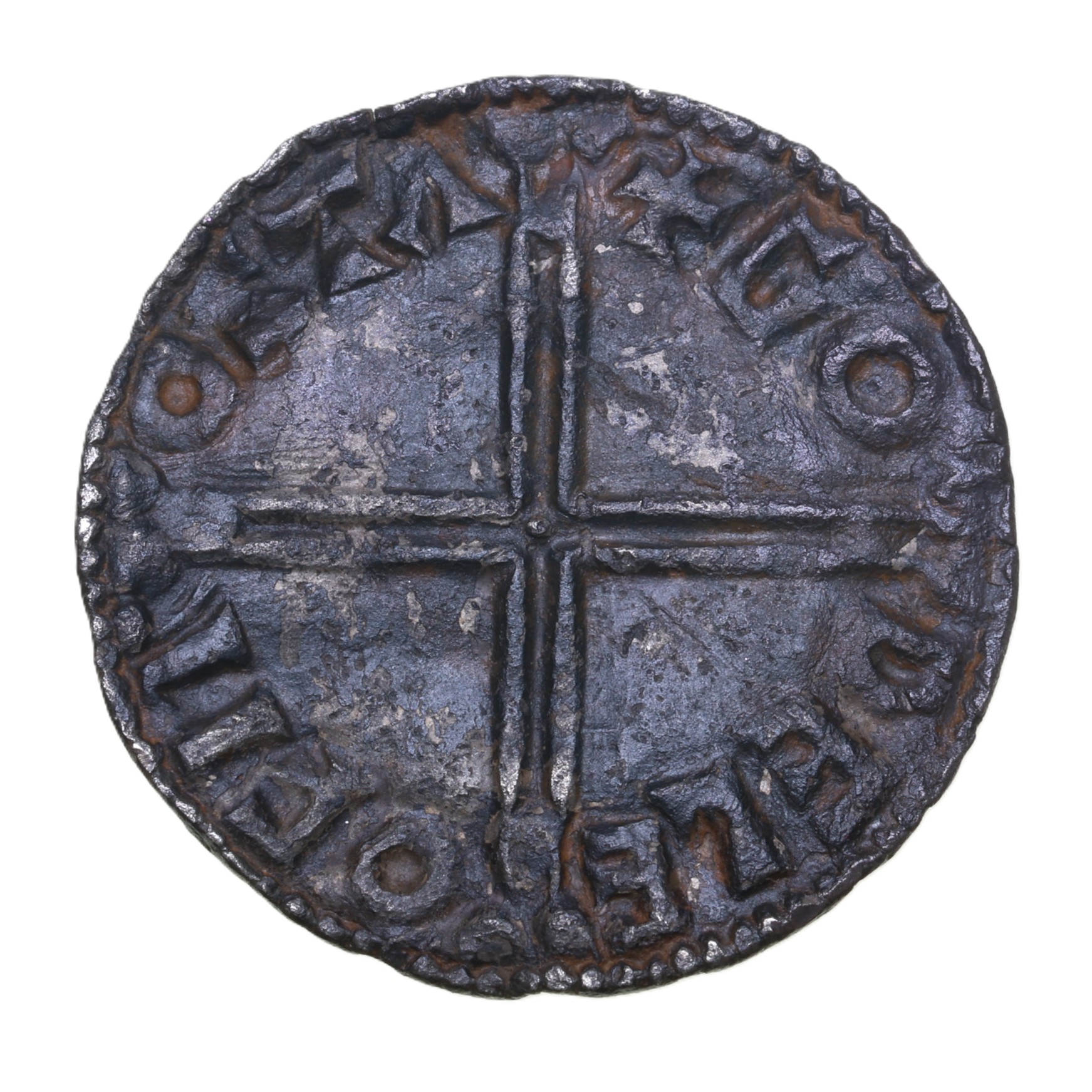 Aethelred II AD 978-1016 Silver Penny Long Cross type, Stamford - Image 2