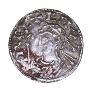 Cnut AD 1016-1035 Silver Penny Short Cross type Lincoln