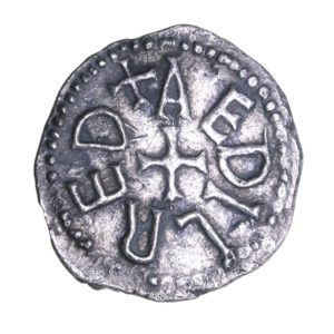 Northumbria Aethelred I and Archbishop Eanbald I Silver Sceat AD 779-780