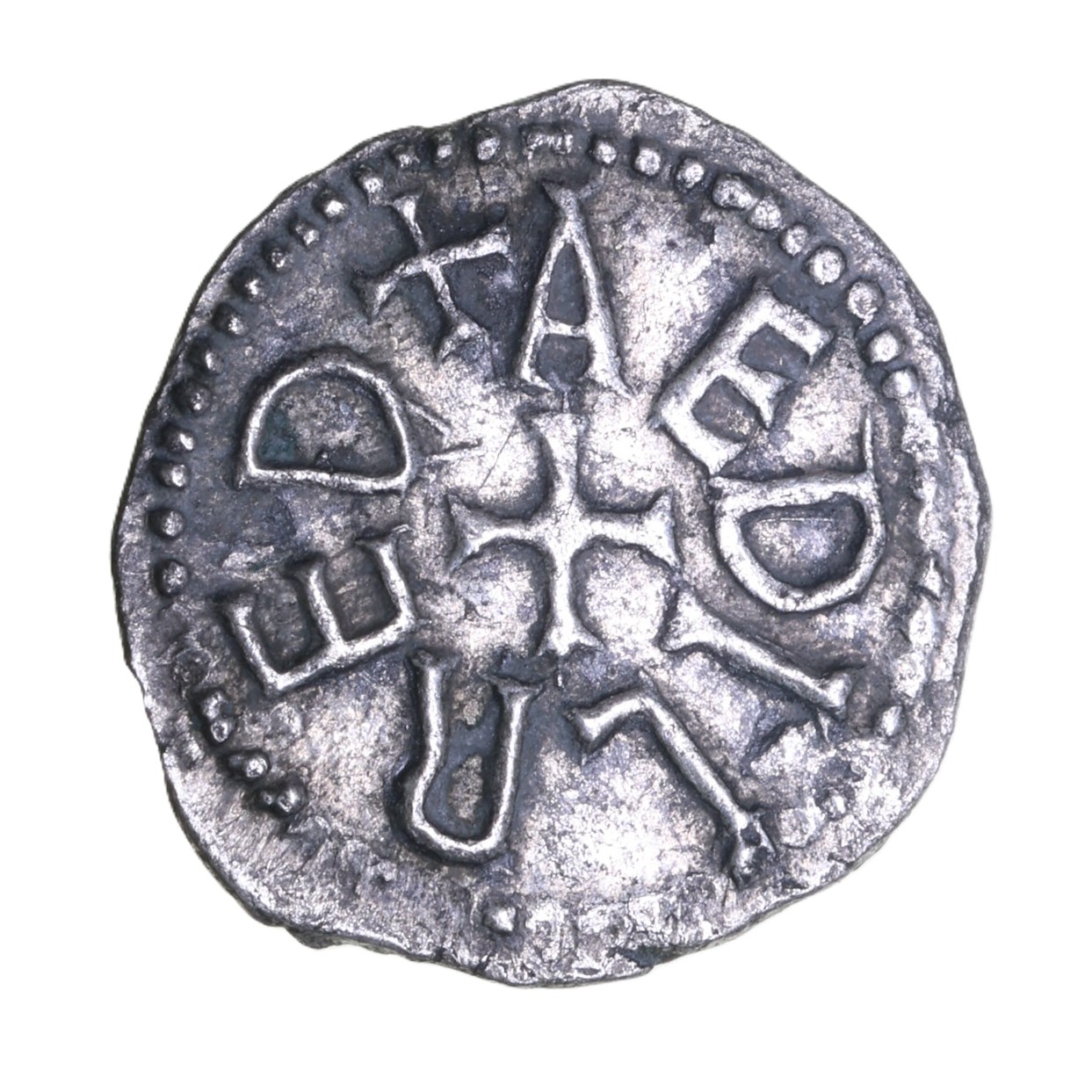 Northumbria Aethelred I and Archbishop Eanbald I Silver Sceat AD 779-780