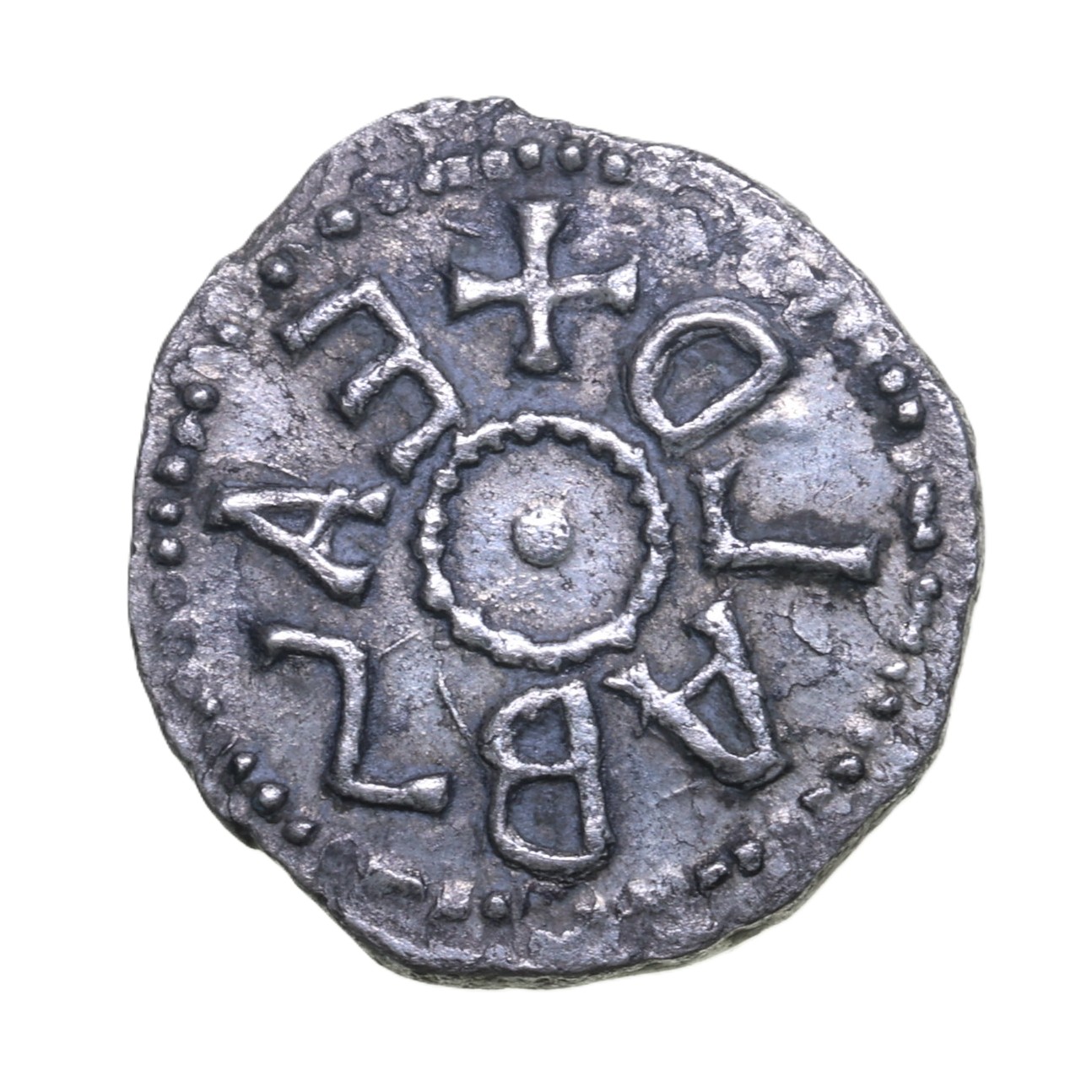 Northumbria Aethelred I and Archbishop Eanbald I Silver Sceat AD 779-780 - Image 2