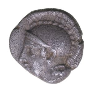 Aiolis Elaia Late 5th Century BC Silver Diobol