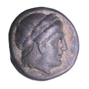 Lesbos Mytilene 400-350 BC Silver Drachm
