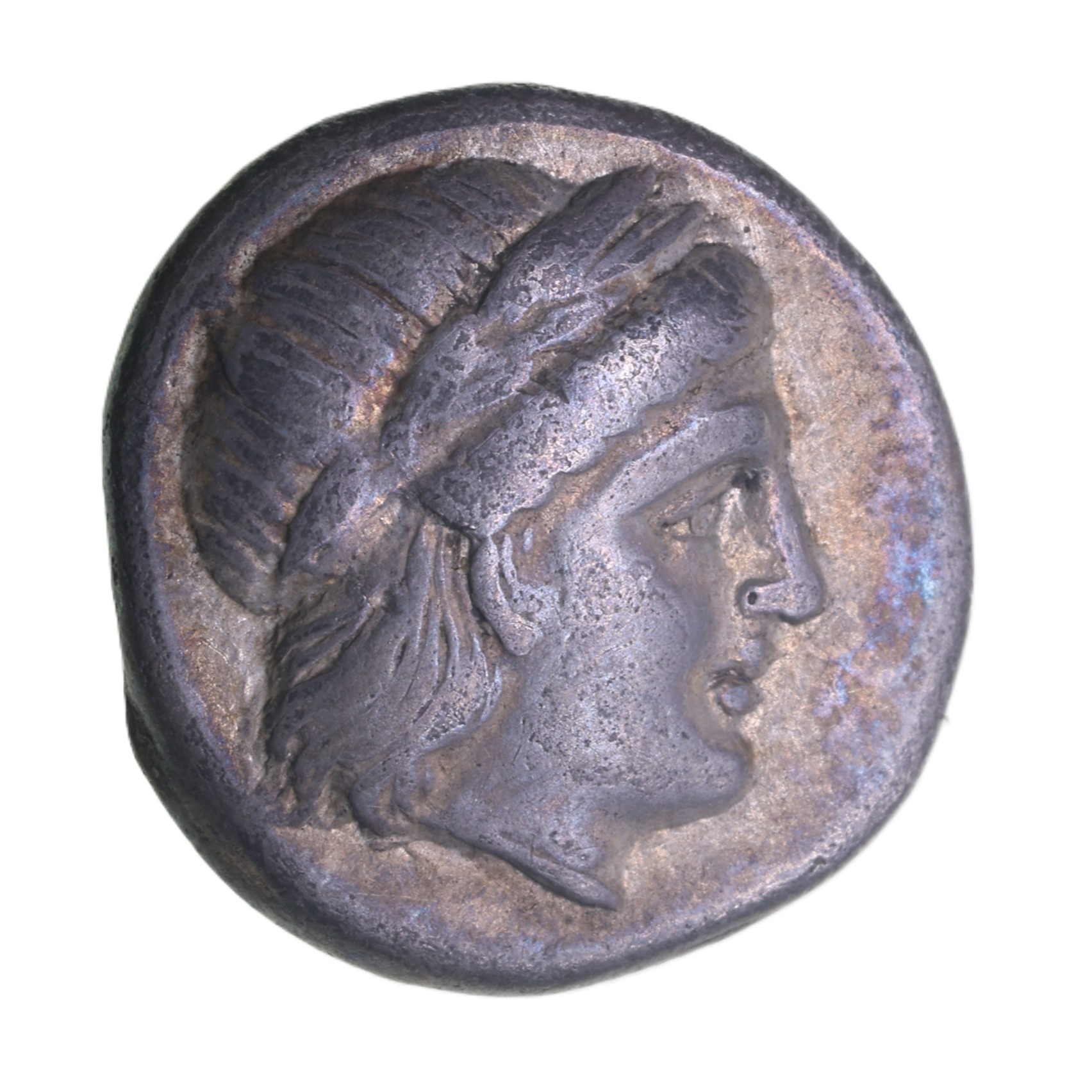Lesbos Mytilene 400-350 BC Silver Drachm