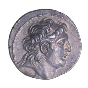 Seleucid Kingdom Antiochus VII Euergetes 138-129 BC Silver Tetradrachm