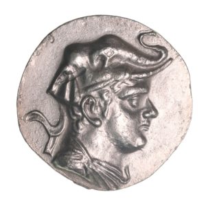 Bactria Demetrios Aniketos 200-185 BC Silver Tetradrachm