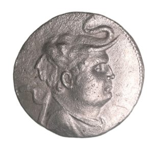 Bactria Demetrios Aniketos 200-185 BC Silver Tetradrachm