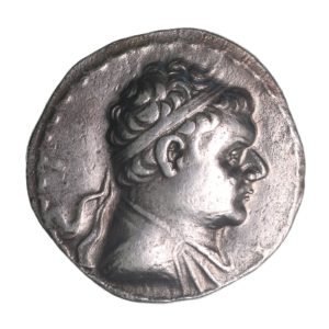 Bactria Heliokles Dikaios 145-130 BC Silver Tetradrachm