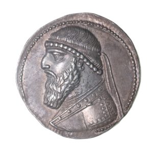 Parthian Kingdom Mithradates II 121-91 BC Silver Tetradrachm