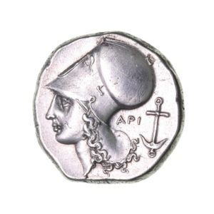 Akarnania Leukas Acarmania 350-330 BC Silver Stater