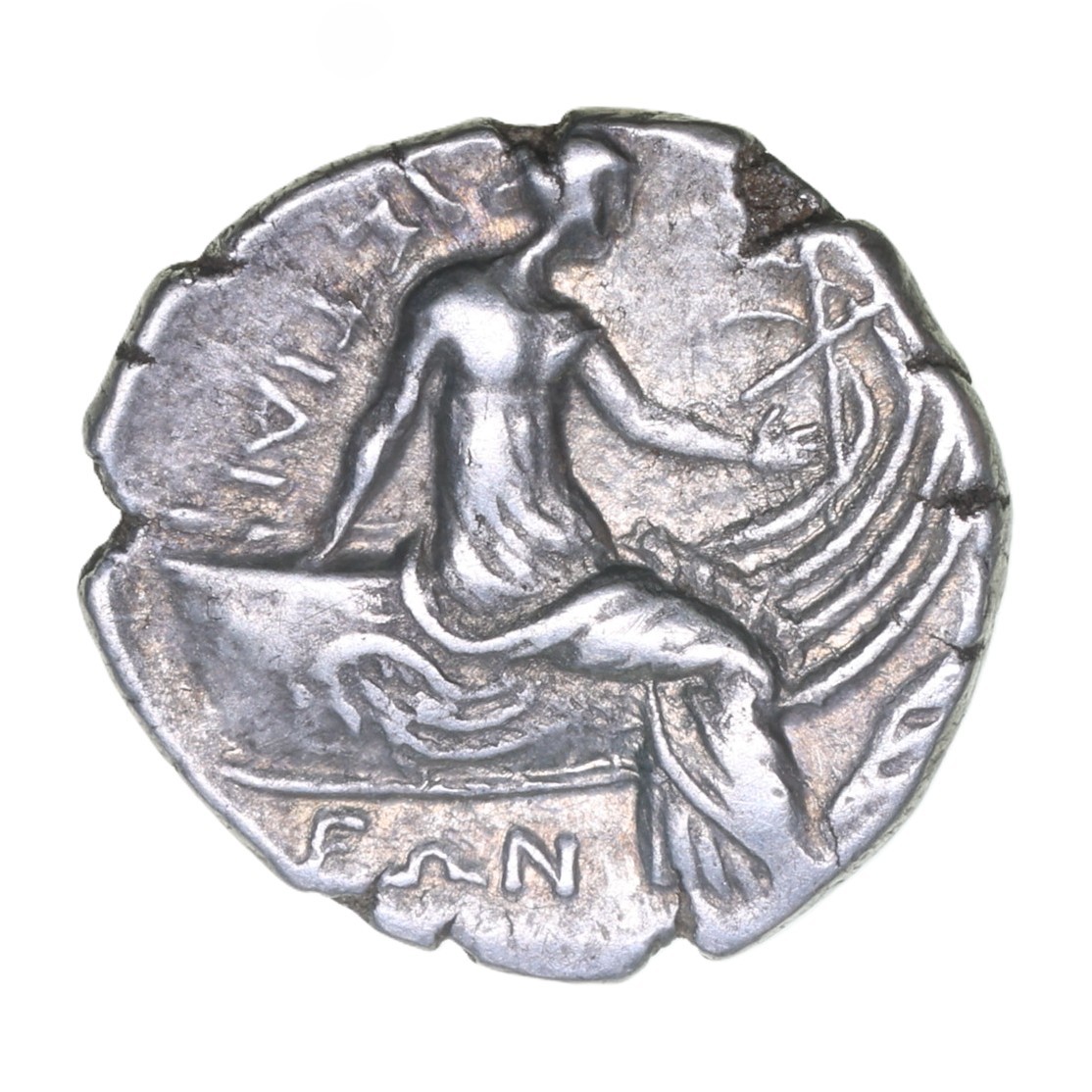 Euboea Histiaea 3rd-2nd Century BC Silver Tetrobol - Image 2