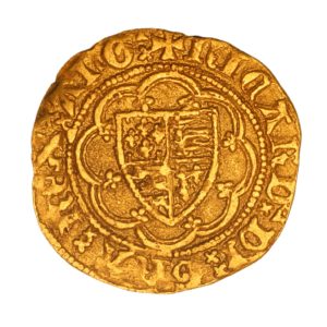 Richard II AD 1377-1399 Gold Quarter Noble