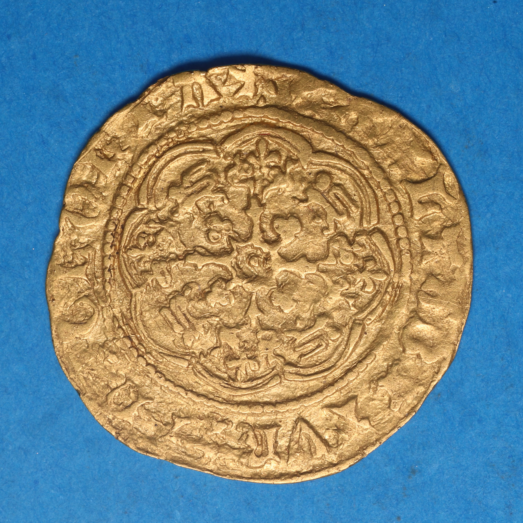 Richard II AD 1377-1399 Gold Quarter Noble - Image 4