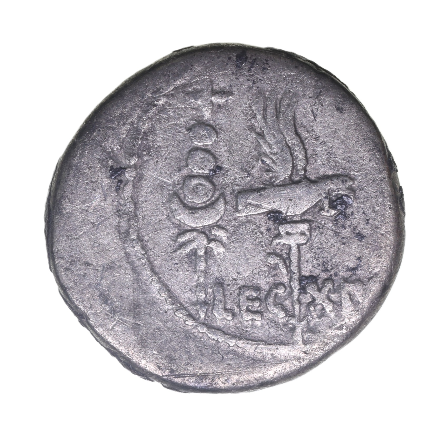 Mark Antony 30 BC Silver Denarius - Image 2
