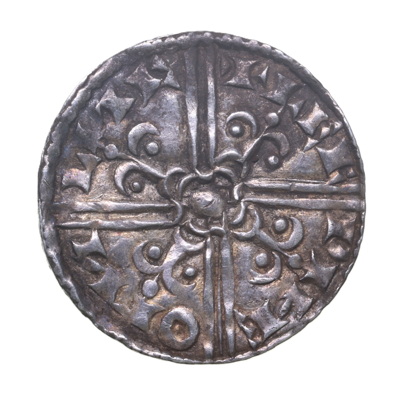 Harold I ‘Harefoot’ AD 1035-1040 Silver Penny Fleur de Lis type Lincoln - Image 2