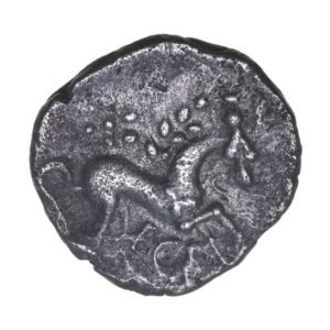 Iceni Ecen AD 10-43 Silver Unit Ecen Trefoil *Scarce*