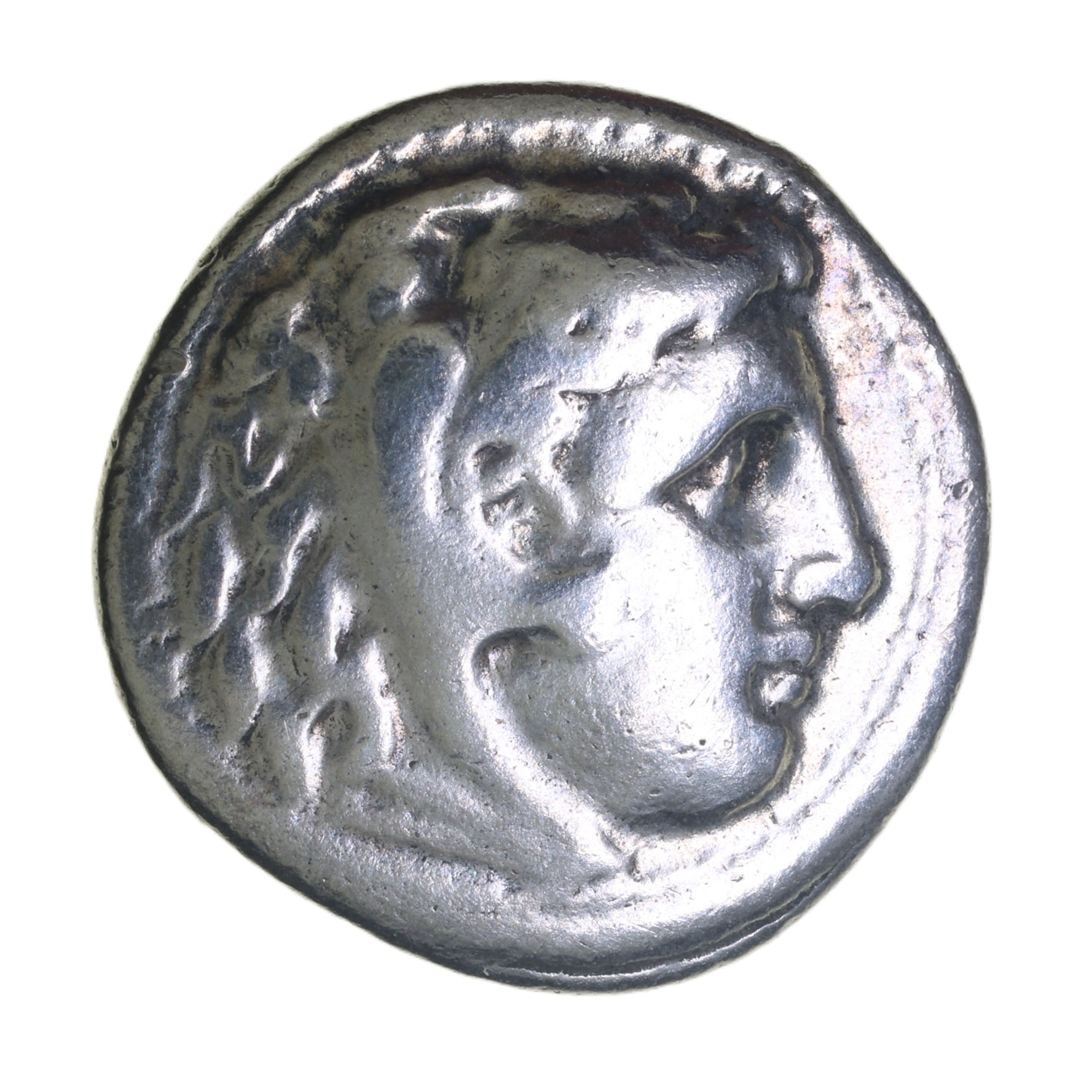 Macedon Alexander III The Great 336-323 BC Silver Drachm Posthumous Issue