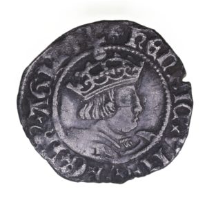 Henry VIII AD 1509-1547 Silver Halfgroat Canterbury