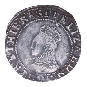 Elizabeth I AD 1558-1603 Silver Shilling 7th Issue