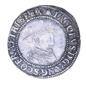 Ireland James I AD 1603-1625 Silver Sixpence 1st Issue