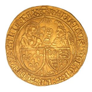 Anglo Gallic Henry VI AD 1422-1461 Gold Salut D'or Rouen