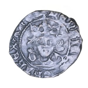 Henry VI AD 1470-1471 2nd reign (Restored) Silver Penny G and key by neck York *Very Rare*