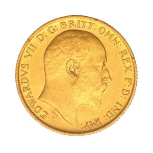 Edward VII AD 1902-1910 Gold Half Sovereign