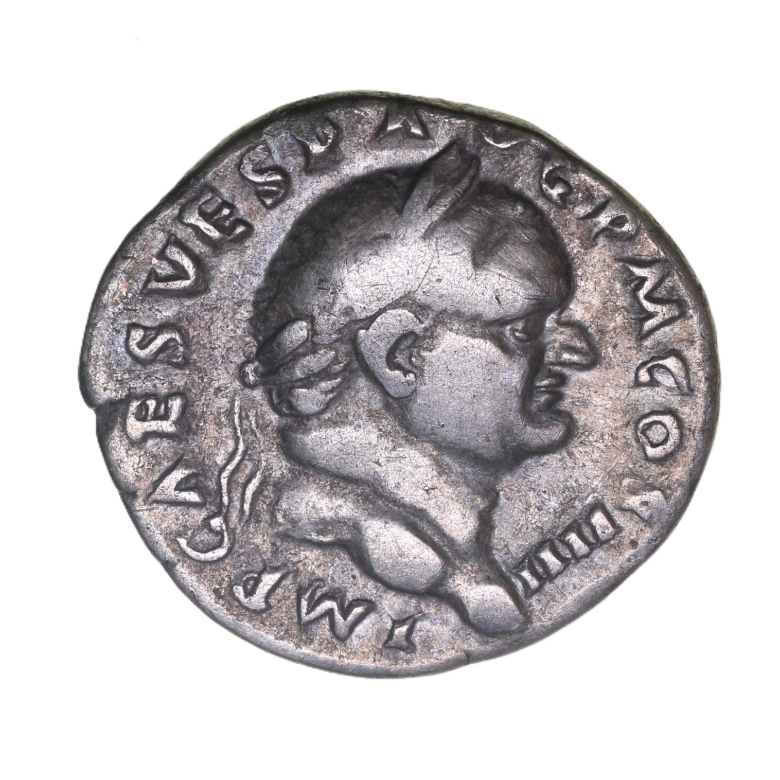 Vespasian AD 69-79 Silver Denarius Rome