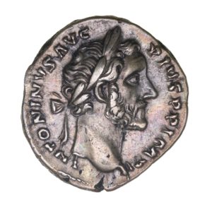 Antoninus Pius AD 138-161 Silver Denarius